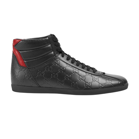 Men’s Gucci signature high sneakers